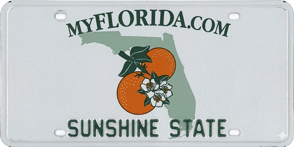 Florida license plate