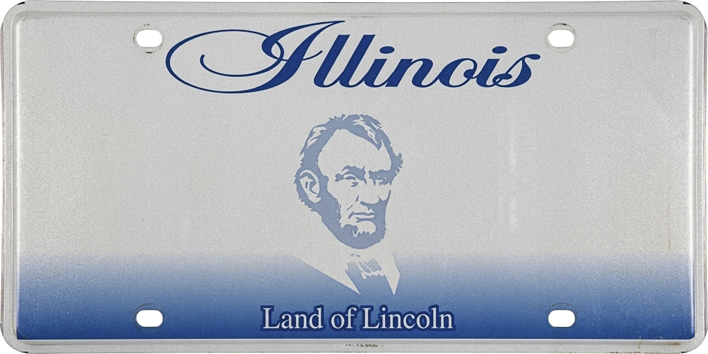 Illinois license plate