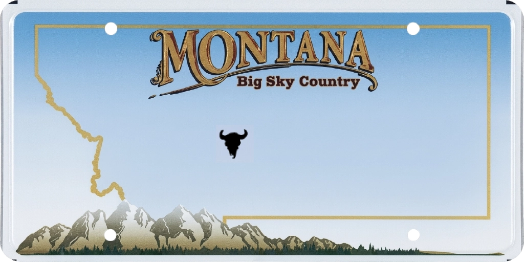 Montana license plate
