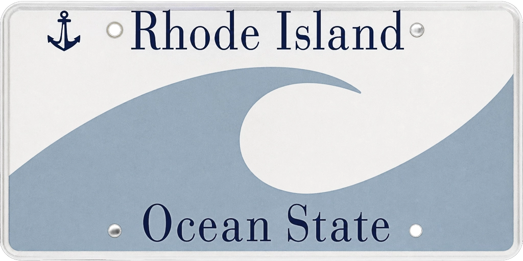 Rhode Island license plate